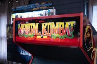 MORTAL KOMBAT 1: A c1992 Midway Mortal Kombat LAI dedicated cabinet,Mortal Kombat 1 game board, Kortek 25 monitor, working order - 2