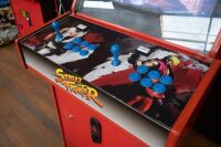 STREET FIGHTER: A c1997 Capcom 'Marvel Super Heroes Vs Street Fighter' LAI dedicated cabinet, 26 inch Nanao monitor, working order - 6