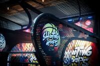 SHOOTING HOOPS: A 'c2022 Shooting Hoops' (Right Hand Side) basketball amusement machine, made by Sega, machine functional (Note Description) - 5