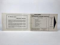HOLDEN: A Holden Torana LJ Owner Manual - 2