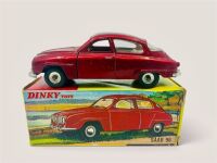 SAAB 96: A 1:43 scale model by Dinky of the Saab 96 (Dinky No.156) with original packaging [Location: Sydney]