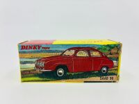 SAAB 96: A 1:43 scale model by Dinky of the Saab 96 (Dinky No.156) with original packaging [Location: Sydney] - 11