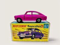 VOLKSWAGEN 1600TL: A 1:64 scale model by Matchbox of the Volkswagen 1600TL (Superfast Series No.67) with original packaging [Location: Sydney]