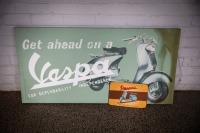 VESPA: Two display items relating to Vespa