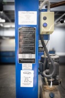 HOIST: A Hanmecson Pro-9D four tonne two post vehicle hoist, three-phase power, working order [SALEROOM NOTICE] - 2