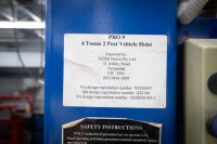 HOIST: A Hanmecson Pro-9D four tonne two post vehicle hoist, three-phase power, working order [SALEROOM NOTICE] - 4