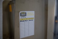 WALKING FORKLIFT: A Crown electric M Series walk-behind forklift, one tonne lifting capacity, model No.20MT130A, working order [SALEROOM NOTICE] - 7