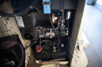 WALKING FORKLIFT: A Crown electric M Series walk-behind forklift, one tonne lifting capacity, model No.20MT130A, working order [SALEROOM NOTICE] - 9