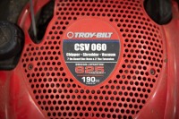CHOPPER / SHREDDER: A Troy-Bilt CSV060 yard chopper / shredder / vacuum - 4