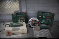 BOSCH: Five Bosch tool items