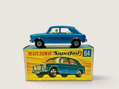 421 · MG 1100: A 1:64 scale model by Matchbox of the MG 1100 (Superfast Series No.64) with original packaging [Location: Sydney]