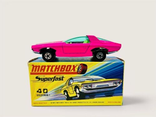 VAUXHALL GUILDSMAN 1: A 1:64 scale model by Matchbox of the Vauxhall Guildsman 1 (Superfast Series No.40) with original packaging [Location: Sydney]