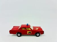 MERCURY: A 1:64 scale model by Matchbox of the Mercury Fire Chief Car (Superfast Series No.59) with original packaging [Location: Sydney] - 9