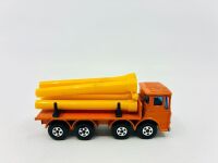 MATCHBOX: A 1:64 scale model by Matchbox of the 'Pipe Truck' (Superfast Series No.10) with original packaging [Location: Sydney] - 4