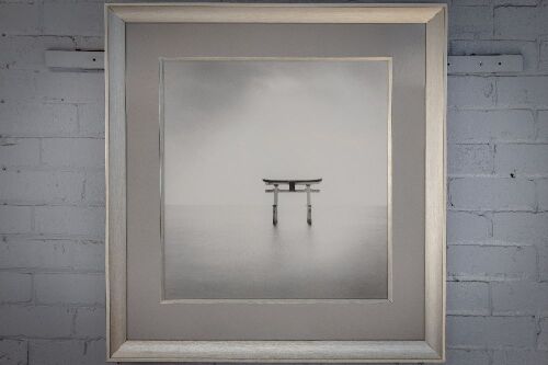 PRINT: A print featuring a Japanese Torii gate over water by Warranbrooke Art (Australia), image 60cm high, 56cm wide