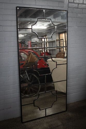 MIRROR: A very large Boyd floor mirror (SKU 40180), 203cm high, 100cm wide