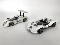CHAPARRAL: Pair of 1:18 scale Chaparral racing car produced by Exoto. (NB description) - 2