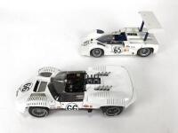 CHAPARRAL: Pair of 1:18 scale Chaparral racing car produced by Exoto. (NB description) - 6