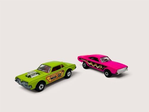 MATCHBOX: Two 1:64 scale unboxed models by Matchbox of the Mercury Cougar Dragster (Superfast Series No.62) and the Dodge Charger Dragster (Superfast No.70) [Location: Sydney]