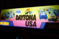 DAYTONA USA: A two seater (3&4) Daytona USA amusement machine made by Sega, 29" screen, Japanese units, working order - 2