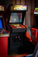 ASTEROIDS: A c1979 Atari Asteroids machine in dedicated cabinet, working order