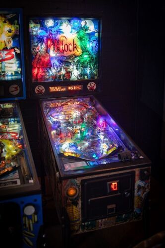 HOOK: A c1992 'Hook' pinball machine, made by Data East, water damage, working order