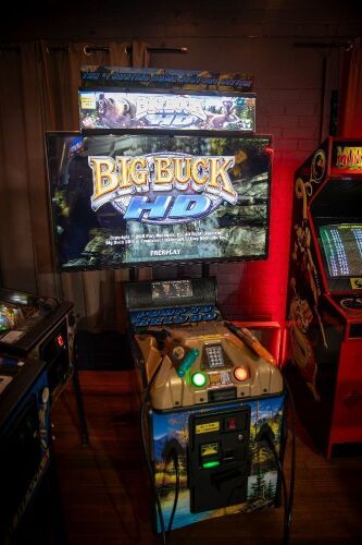 BIG BUCK: A c2012 Big Buck HD Panorama, Sony believed 60", with 2015 update, offline dongle, working order