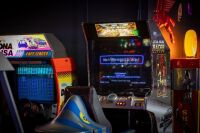 STAR WARS: A c2000 Star Wars Racer amusement machine, made by Sega, 33 inch monitor, working order - 13