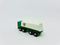 MATCHBOX: Three 1:64 scale unboxed models by Matchbox including Mercedes-Benz Military Truck and trailer (TP15), the Lansing Bagnall Fork Lift Truck (Superfast Series No.15) and the Leyland BP Petrol Tanker (Matchbox No.32) [Location: Sydney] - 11