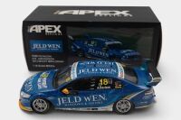 FORD: A 1:18 scale Apex Replicas model car, this is a Ford FG Falcon as raced at the Skycity triple crown in Darwin 2013, the number 18 Alex Davison, Jeld Wen liveried race car, limited edition 063/528 pieces produced, model number AD80602