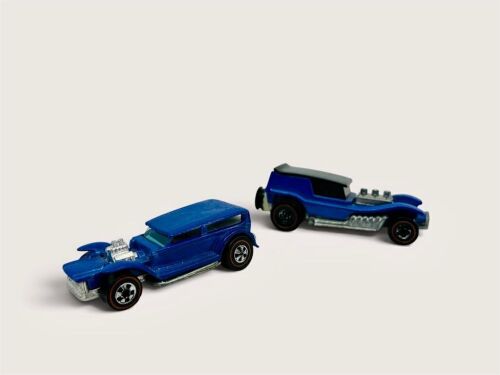 HOT WHEELS: Two 1:64 scale unboxed models by Hotwheels including 'The Demon' (1969) and 'Haulin Horses' (1973 Revvers series) [Location: Sydney]