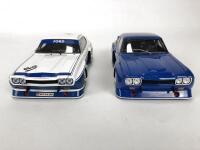 FORD: Pair of 1:18 scale Ford Capri cars produced by MiniChamps. (NB description) - 2