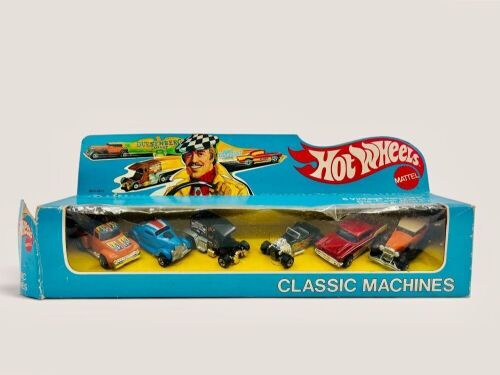 HOT WHEELS: A Hot Wheels 'Classic Machines' vehicle set featuring six models [Location: Sydney]