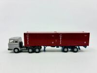 MERCEDES-BENZ: A 1:87 scale model by Wiking of the Mercedes-Benz LPS 2223 truck and CTI container trailer (No.524) with original packaging [Location: Sydney] - 6