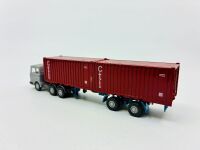 MERCEDES-BENZ: A 1:87 scale model by Wiking of the Mercedes-Benz LPS 2223 truck and CTI container trailer (No.524) with original packaging [Location: Sydney] - 7