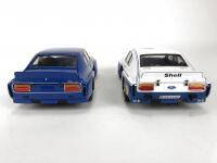 FORD: Pair of 1:18 scale Ford Capri cars produced by MiniChamps. (NB description) - 4