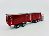 MERCEDES-BENZ: A 1:87 scale model by Wiking of the Mercedes-Benz LPS 2223 truck and CTI container trailer (No.524) with original packaging [Location: Sydney] - 9