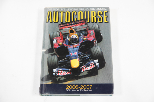 AUTOCOURSE: A signed copy of 'Autocourse' edition 2006/07, signed by F.Alonso & D.Coulthard [Location: Melbourne]