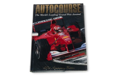 AUTOCOURSE: A signed copy of 'Autocourse' edition 2000/01, signed by Michael Schumacher [Location: Melbourne]