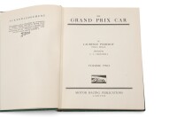 GRAND PRIX: 'The Grand Prix Car - Volume Two' by Laurence Pomeroy, hardcover book, 1960 [Location: Melbourne] - 3