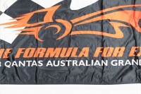 AUSTRALIAN GP: A large flag from the 1998 Australian Grand Prix 'The Formula For Excitement', 80cm high, 175cm wide [Location: Melbourne] - 4