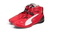 FERRARI: A pair of new Ferrari Puma racing ankle boots, size US12 [Location: Melbourne]