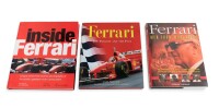 FERRARI: Three hardcover books relating to Ferrari F1 racing [Location: Melbourne]