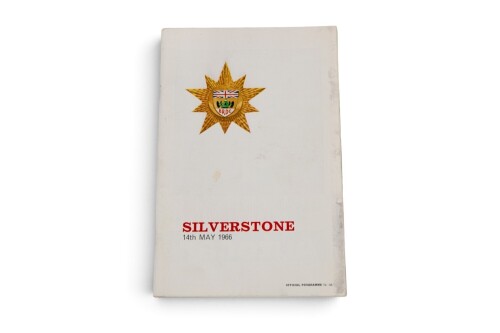 1966 INTERNATIONAL BRDC TROPHY: A programme for the 14 May 1966 International BRDC Trophy event at Silverstone, won by Jack Brabham [Location: Melbourne]