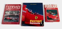 FERRARI F1: Three hardcover books relating to Ferrari F1 involvement [Location: Melbourne]