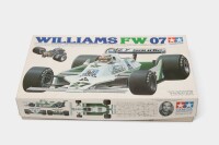 WILLIAMS: A Tamiya 1:20 scale 1980 Williams FW-07 model kit in box, parts sealed, appears complete [Location: Melbourne] - 2