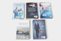BRITISH DRIVERS: Five hardcover books relating to British F1 drivers [Location: Melbourne] - 2