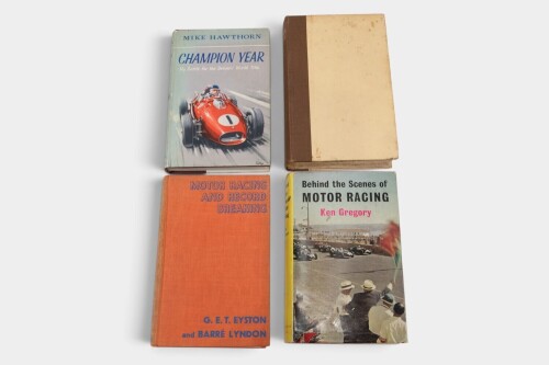 EARLY GP: Four hardcover books relating to early Grand Prix history [Location: Melbourne]