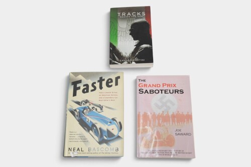 WWII / GRAND PRIX: Three books relating to WWII era Grand Prix history [Location: Melbourne]