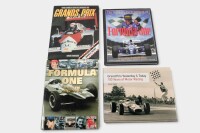 F1 BOOKS: Four general Formula One hardcover books [Location: Melbourne]